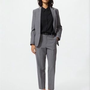 Uniqlo Smart Ankle Pants (Dark Gray)